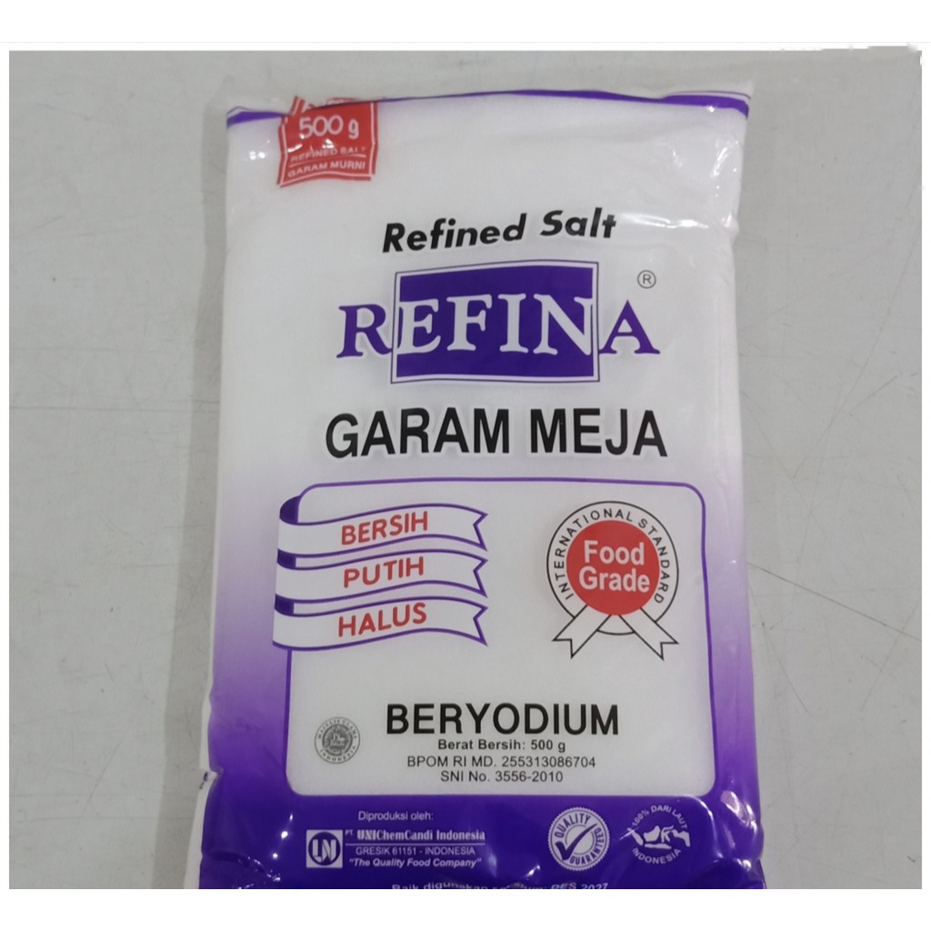 

Refina Garam Meja 500 Gram