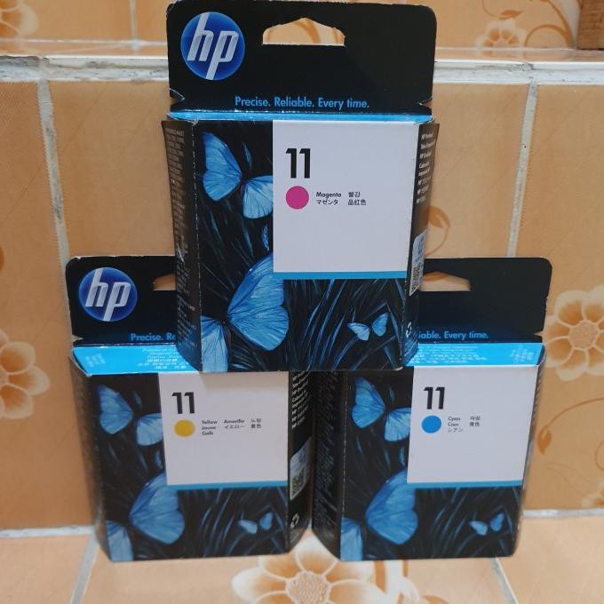 Hp printhead 11 cyan yellow magenta original