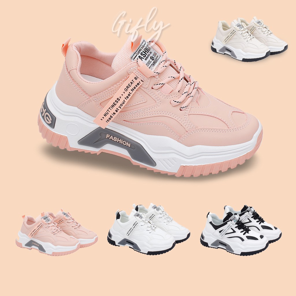 IY73U GIFLY Tryas Import Sneakers Korea Wanita TH1618-10