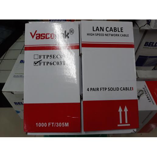 Vascolink FTP CAT6 305M Kabel lan jaringan