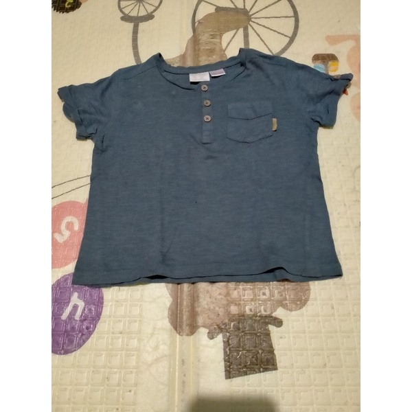 Preloved Kaos Zara Baby Grey Preloved Kaos Anak Basic Zara Kids Preloved Zara Baby Tee Zara Kids Top