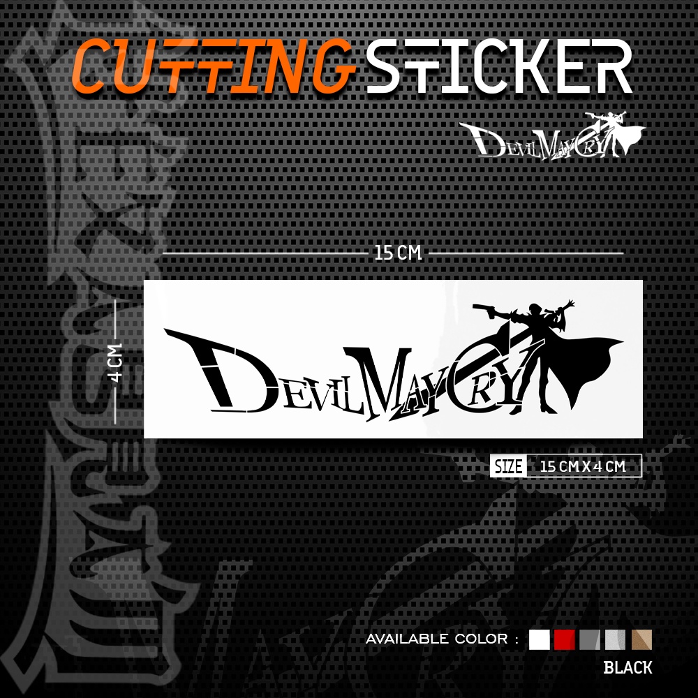 Cutting Sticker Manga Devil May Cry | Stiker Cutting Devil May Cry