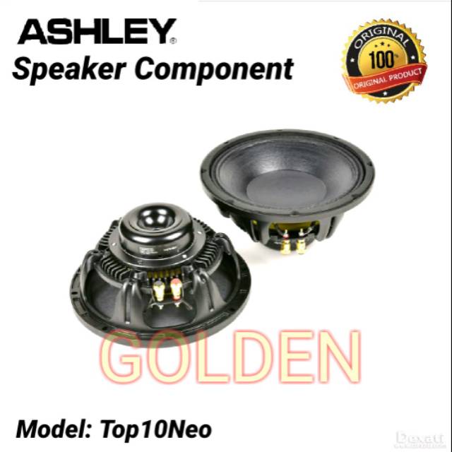 Woofer Ashley Top10Neo Speaker Component 10 inch Original