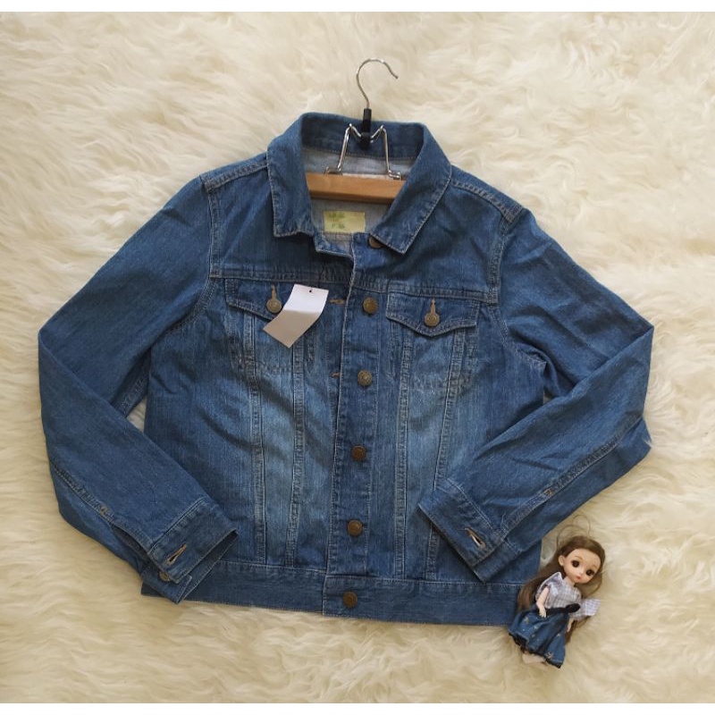 OUTER/JAKET JEANS THRIFT COLZA, CAKEP, KEREN
