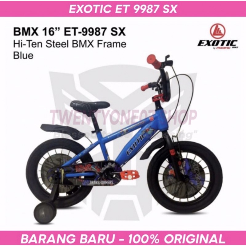 sepeda anak bmx exotic transformer 16 inch