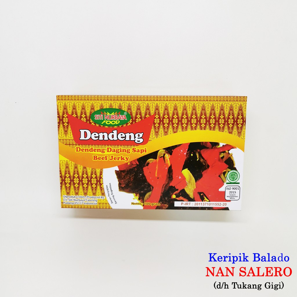 

Dendeng Siti Nurbaya 100gr