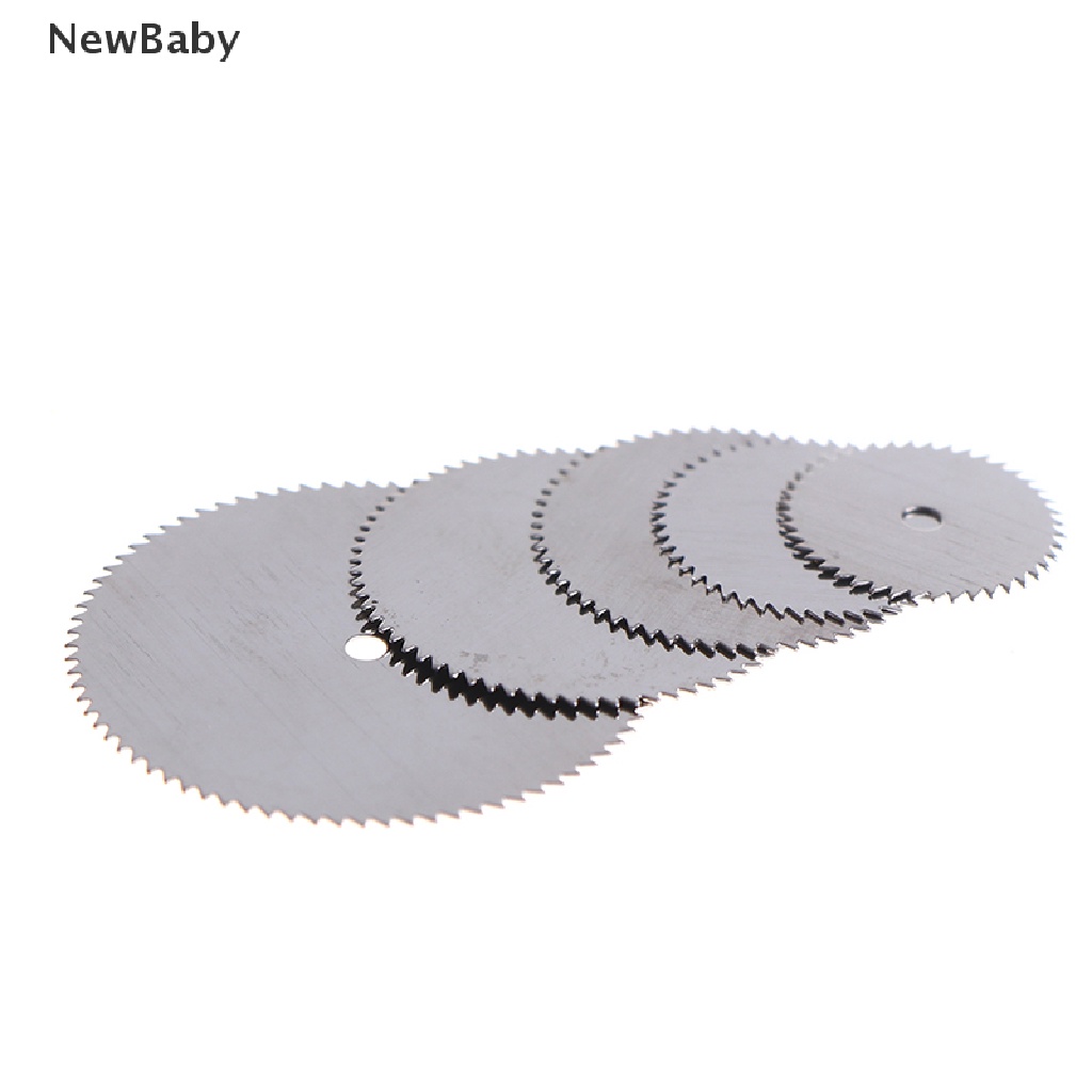 Newbaby 10Pcs / set Cakram Pemotong Stainless Steel Metal 16 18 22 25 32mm