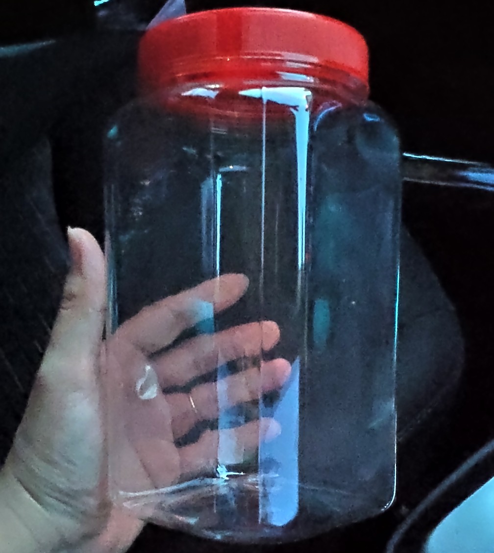 Toples Cupang 2liter Toples Kotak 2liter Khusus Gojek