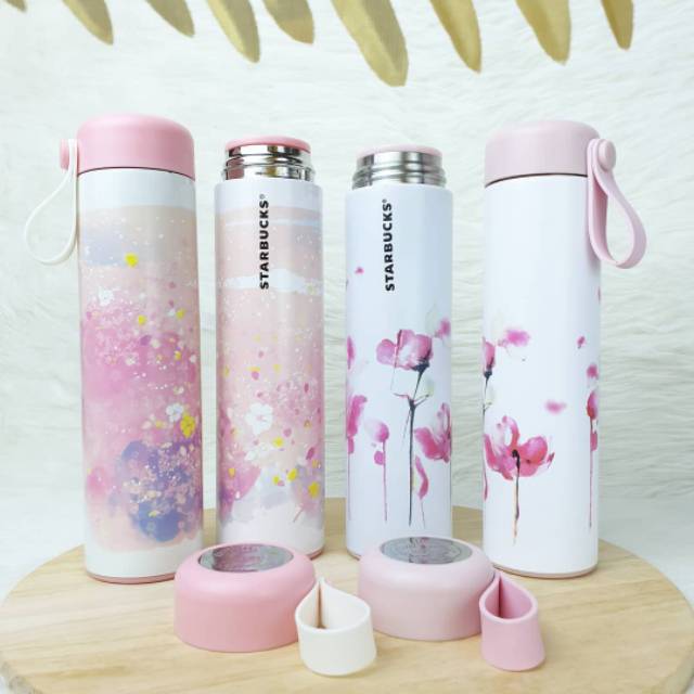 Tumbler Starbucks Pink Flower