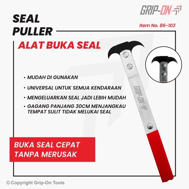 GRIP-ON SEAL PULLER ALAT CABUT SEAL MOTOR MOBIL SEAL REMOVER LEPAS SEAL PENCABUT SEAL KARET