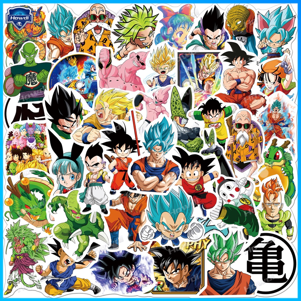 Stiker Motif Anime DRAGON BALL Tahan Air Untuk Helm Motor