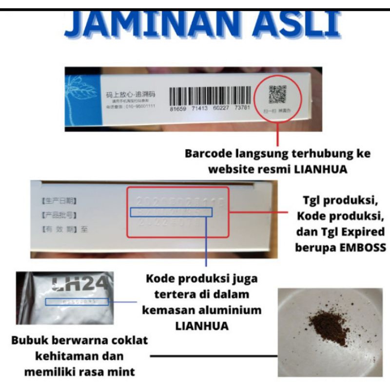 Obat China LINHUA Qingwen jiaonang 24 capsule