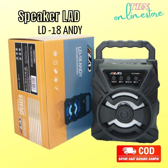 Speaker Bluetooth Multimedia LAD LD-18 LD 18 ANDY / LEA loudspeaker Bluetoot Portable Wireless