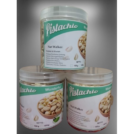 

Pistachio Nut Walker Ibtiqo Wonderful 150g Asli Dijamin Original