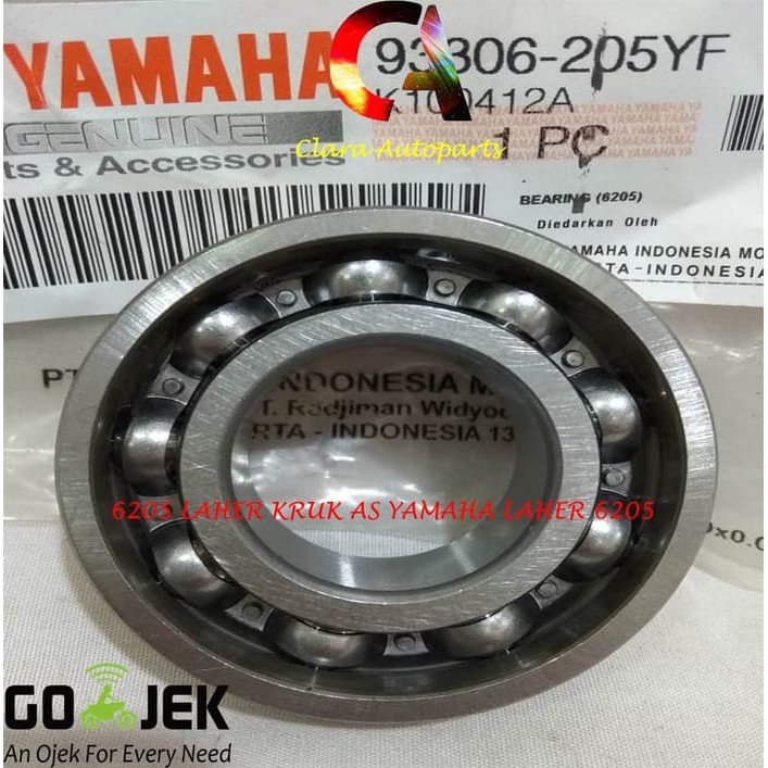 BEARING 6205 LAHER 6205 LAHAR 6205 KLAHER KRUK AS RXS RXK F1ZR JUPITERZ BEAT VARIO SCOOPY SPACY