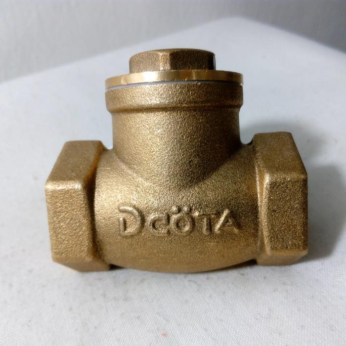 Check Valve 1/2" inch Kuningan Tabok Klep Swing 1/2" in Dcota Original