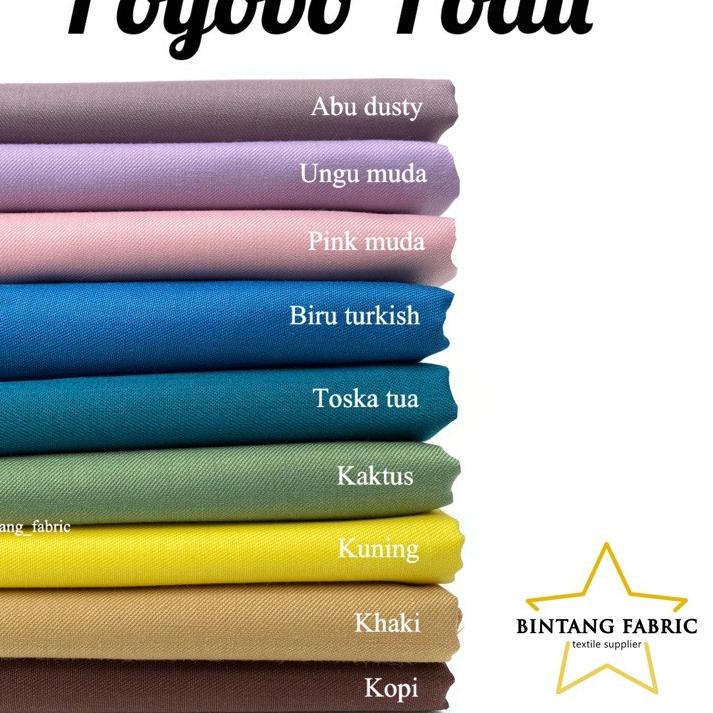 ✥ Bahan Kain Katun TOYOBO FODU 1 meter ✳