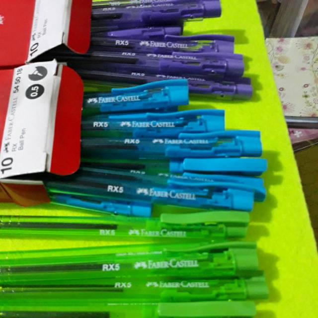 

Pulpen Faber Castell RX5 0.5mm ECER!!!!!!!