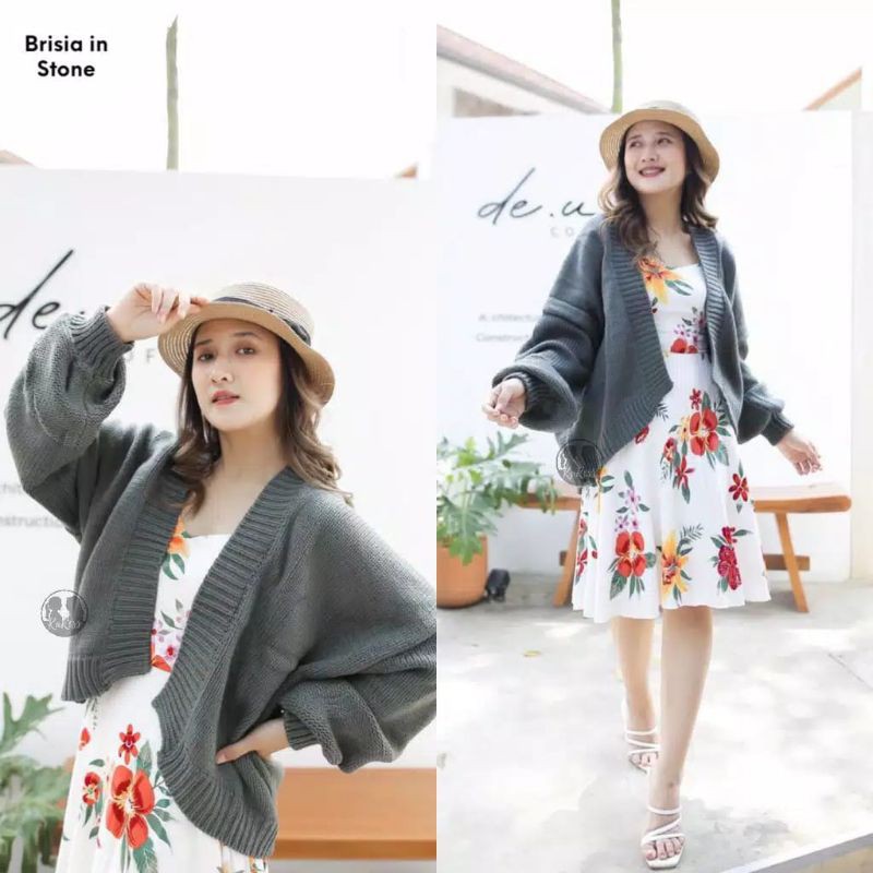 FX SHOP CARDI FLUFFY BUBLE RAJUT / CARDI SABYAN / CLARISA