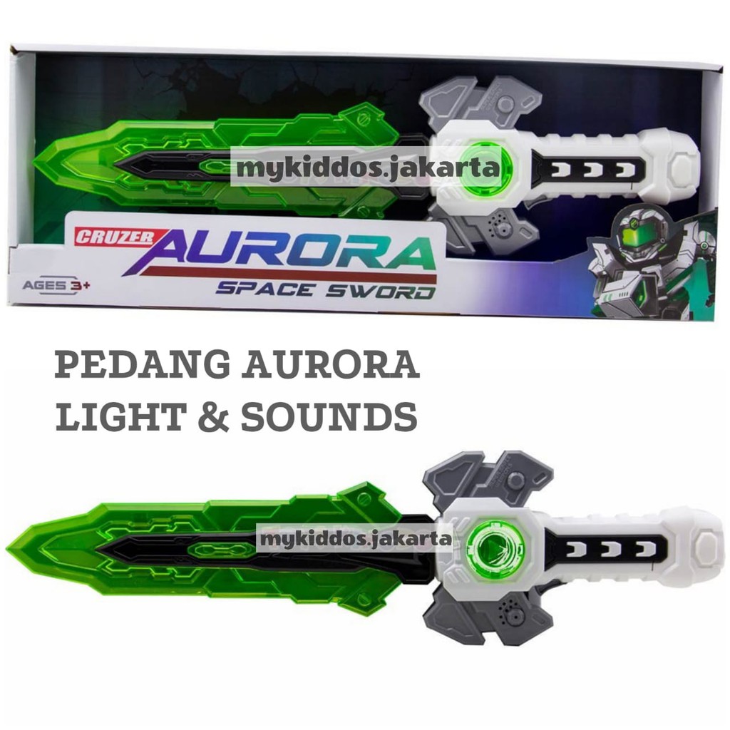 Cruzer Aurora Space Sword Light & Sounds Mainan Pedang Anak Bisa Nyala
