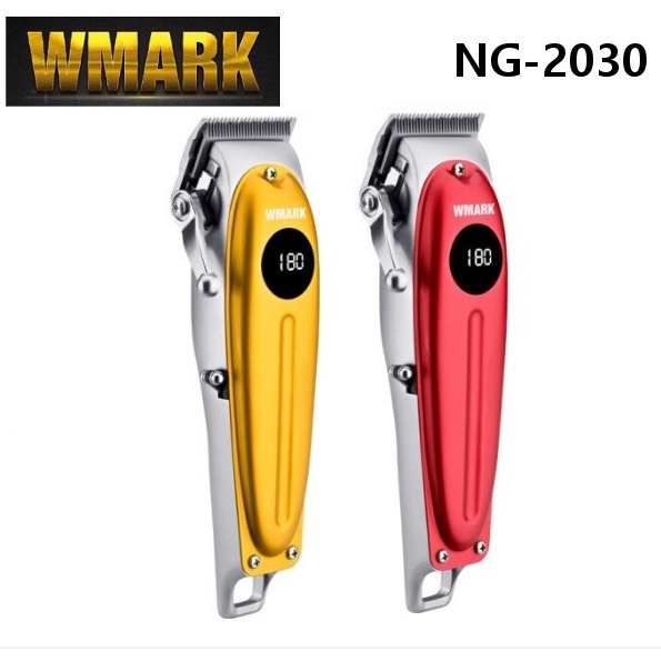 Wmark NG-2030 Metal LED Display Type-C Cord Cordless Hair Clipper Trimmer