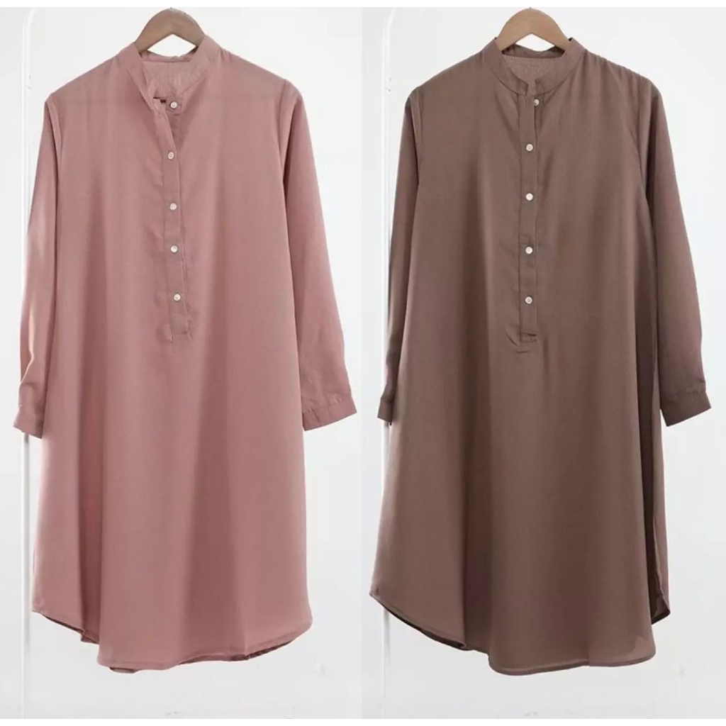 Long Tunik Brilie JUMBO XL-LD 110 XXL-LD 114//XXXL(3XL)-LD 120 pakaian wanita dewasa atasan tunik wa