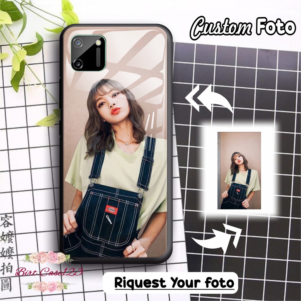 CUSTOM SOFTCASE BACK CASE GLASS KACA CUSTOM OPPO VIVO XIAOMI SAMSUNG REALME IPHONE ALL TYPE BC5709