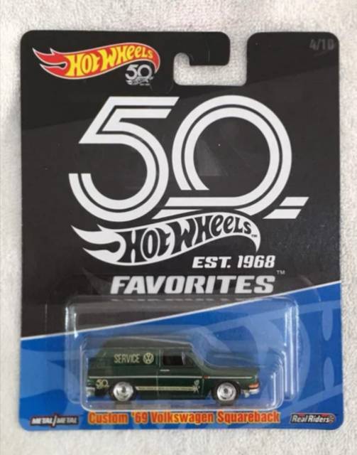 Hot Wheels 50th anniversary favorites A chevy vw ford amc