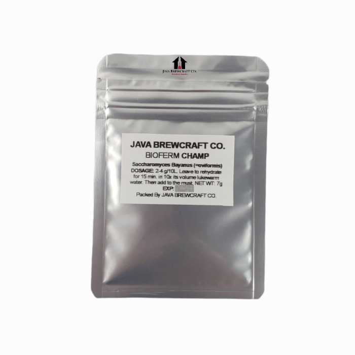 

LAINNYA-KEMASAN-MINUMAN- BIOFERM CHAMP WINE YEAST 7G -MINUMAN-KEMASAN-LAINNYA.
