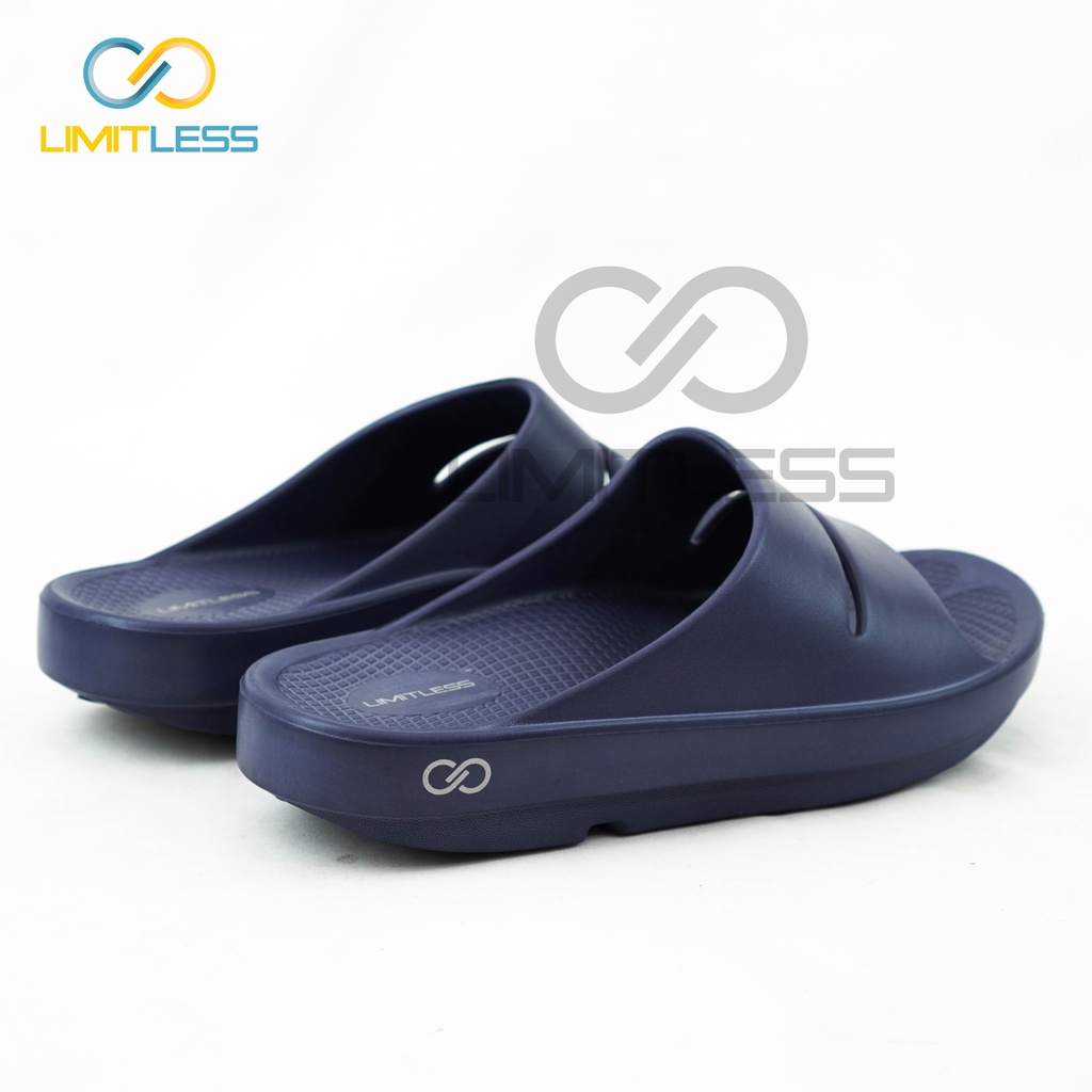 Sendal Selop Cowok Karet Unisex Sandal Pria Dewasa Limitless Distro Sendal Pria Casual Empuk