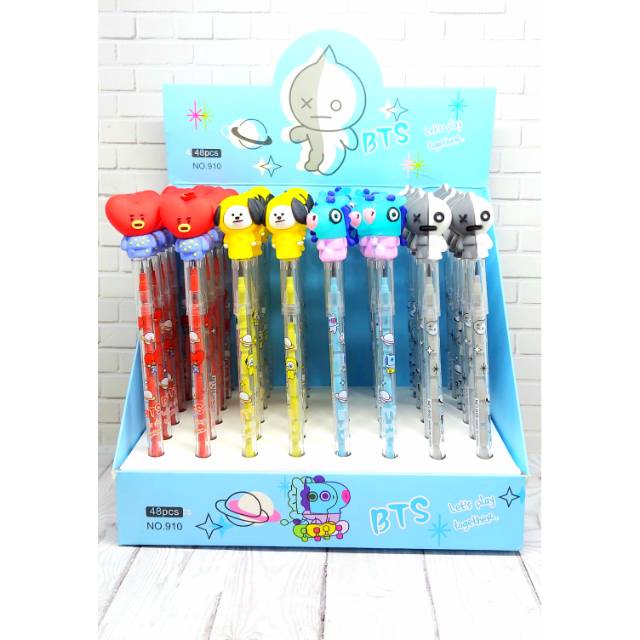 

PENSIL SUSUN BENSIA 4 Pcs BTS BT21