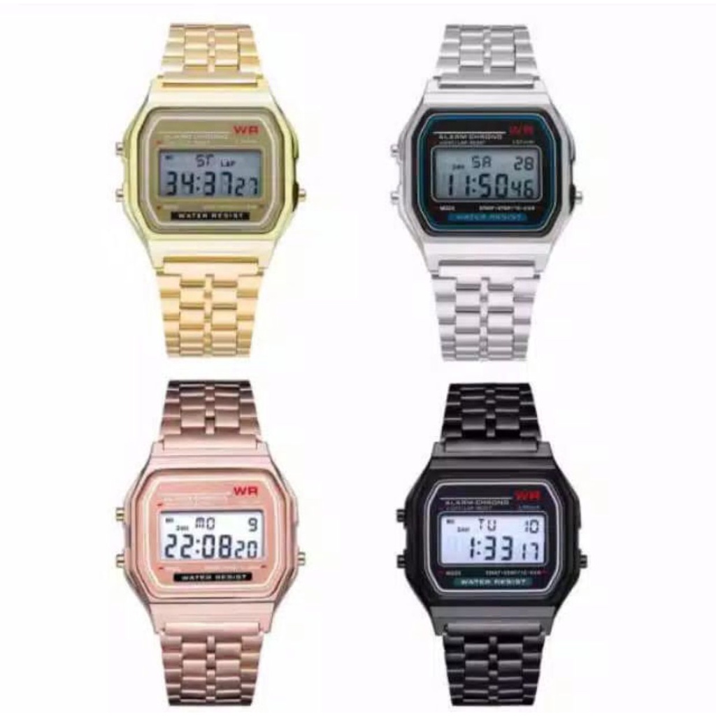 JAM TANGAN RANTAI WANITA MURAH PREMIUM - CASIO