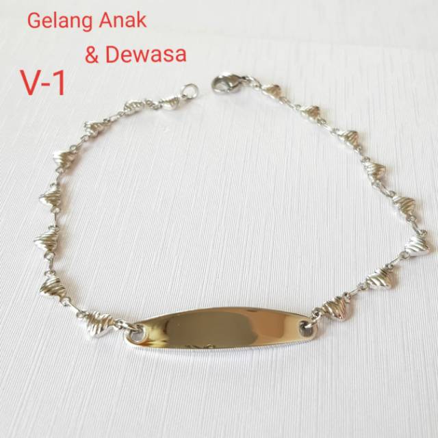 Gelang Anak &amp; Dewasa Fashion Titanium Jewelry import