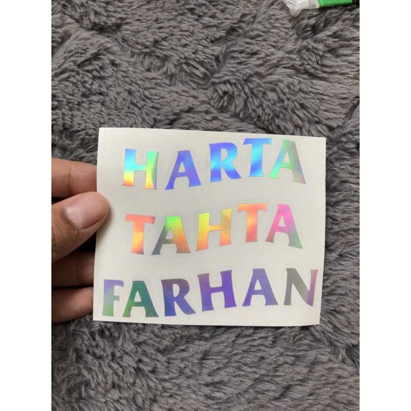 

Cutting Sticker Harta Tahta Farhan