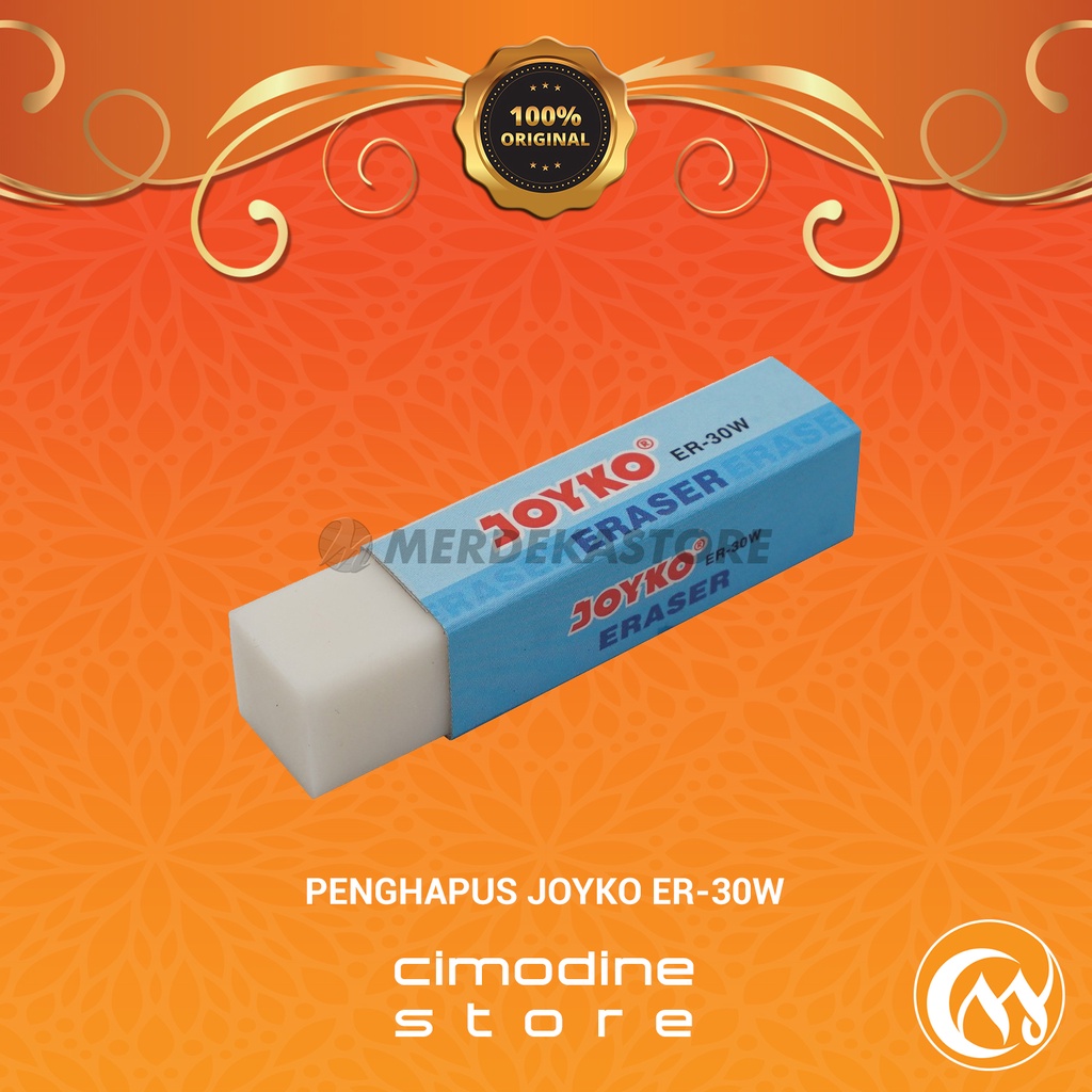

Eraser / Penghapus Joyko ER-30W / EB-30 | Joyko 526-B40BL | Staedtler 526 B40 | PER PCS