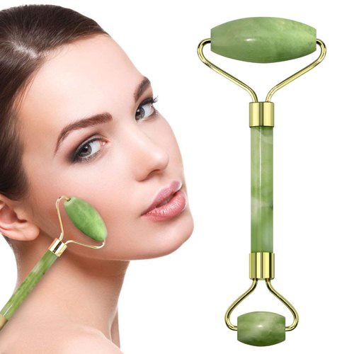 Jade Roller Facial Massager Alat Pijat Wajah Jade Alat Pijat Wajah Peri Alat Kecantikan