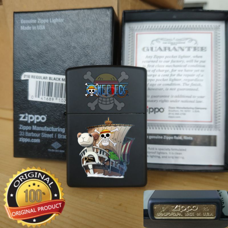 original korek api Zippo one piece keren dan limited
