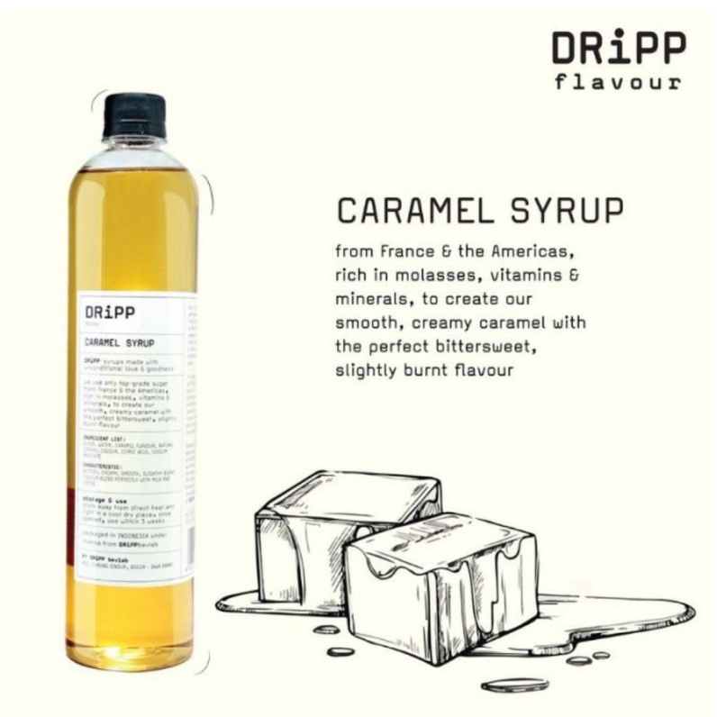 

Dripp syrup minuman sirup caramel 760ml