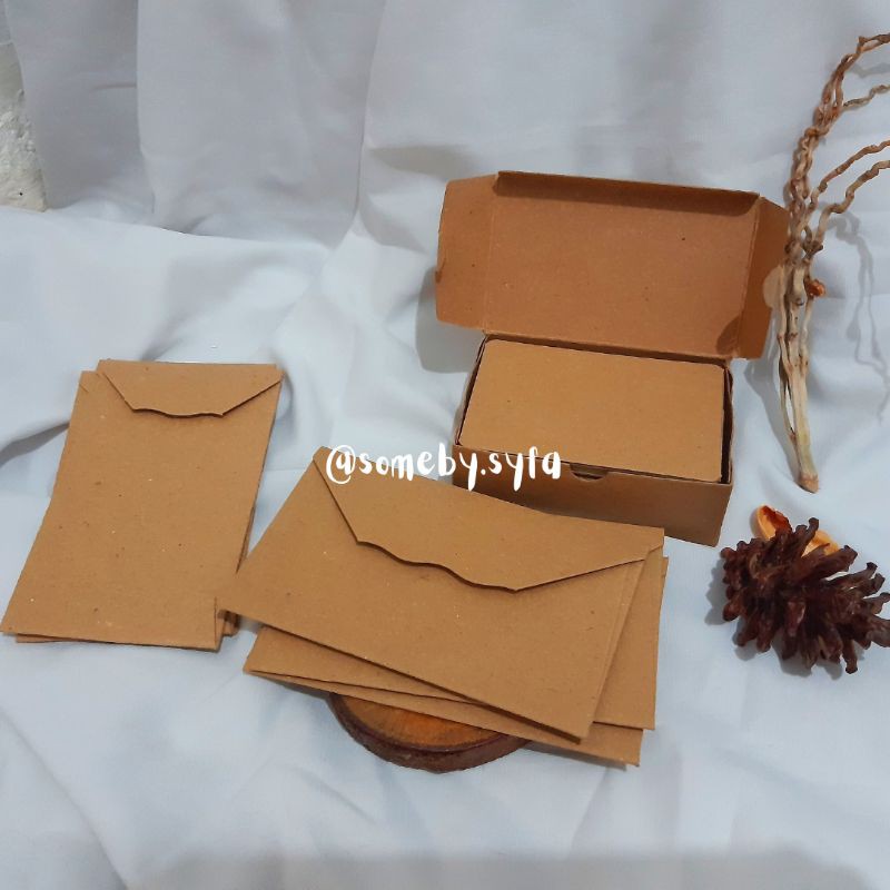 

SOMEBYSYFA - DIY AMPLOP | BLANK CARD/KARTU COKLAT