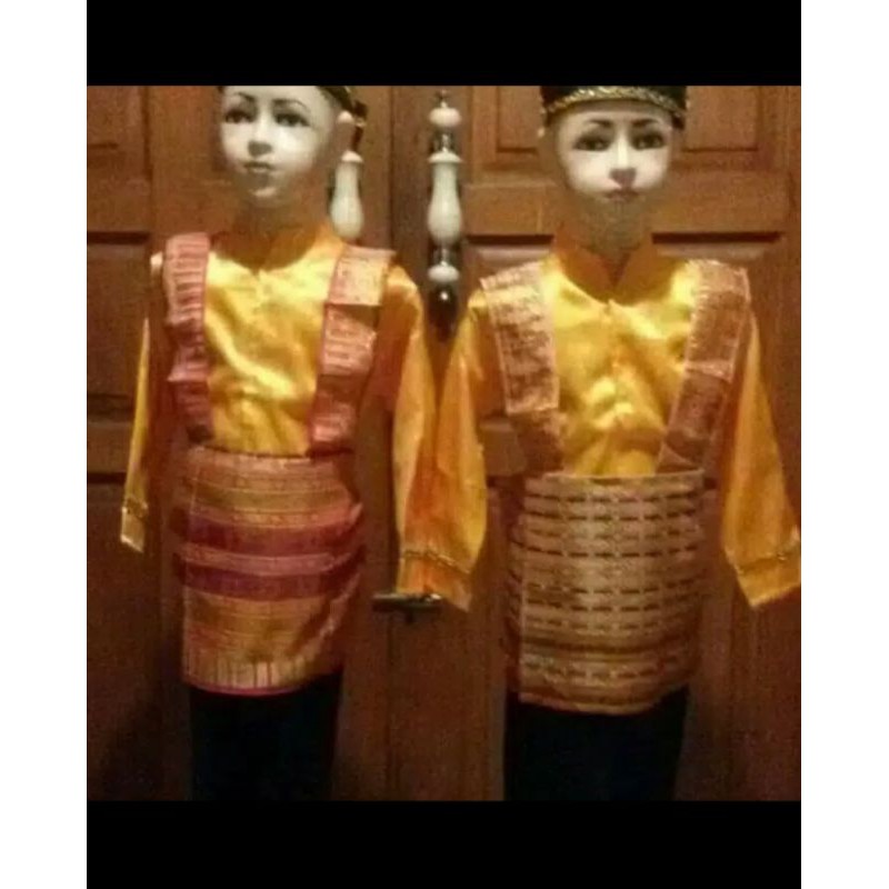 Baju adat Aceh - tari Saman - stelan baju adat Aceh anak - dewasa