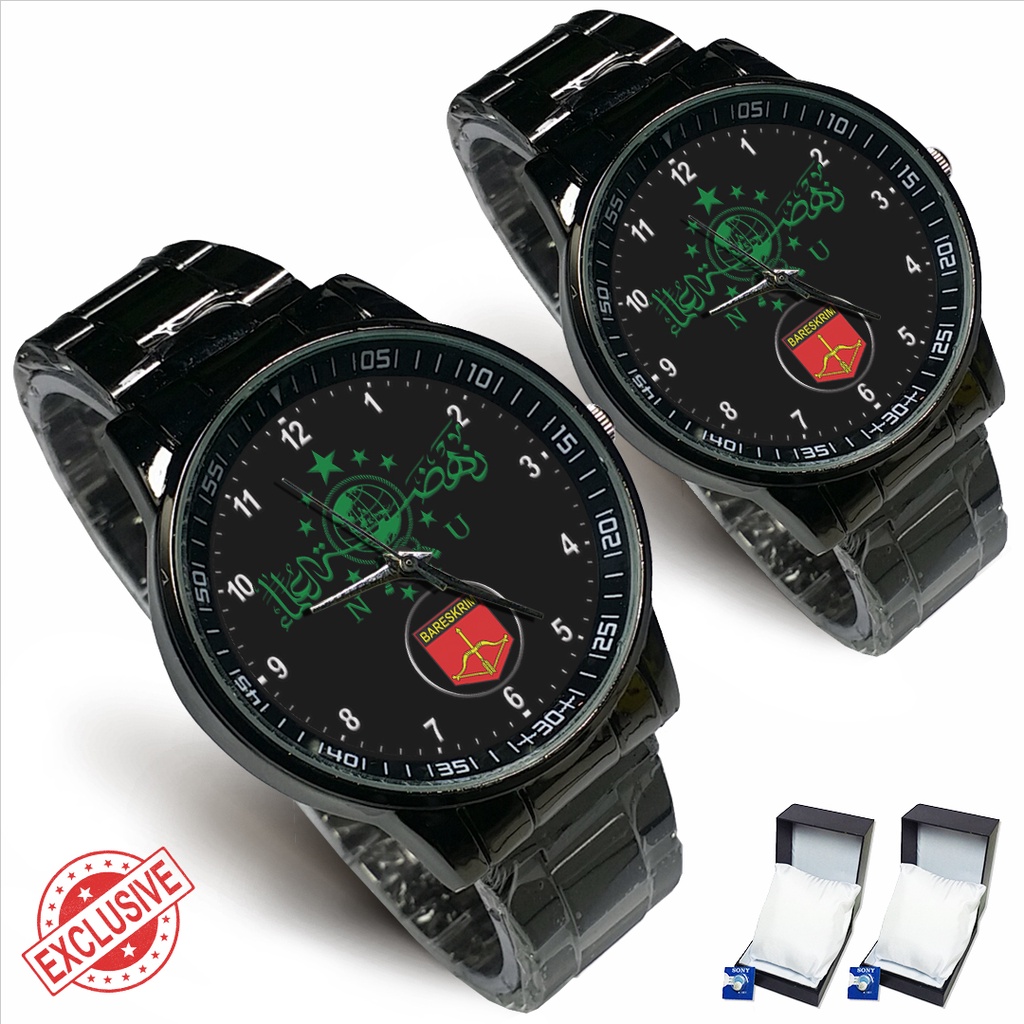 Jam Tangan Rantai Couple NU - BARESKRIM (Mantul)