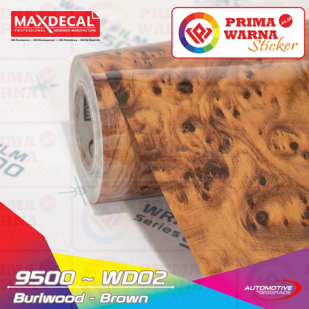 

[ROLL] MAXDECAL 7500 WD02 BURLWOOD BROWN STICKER
