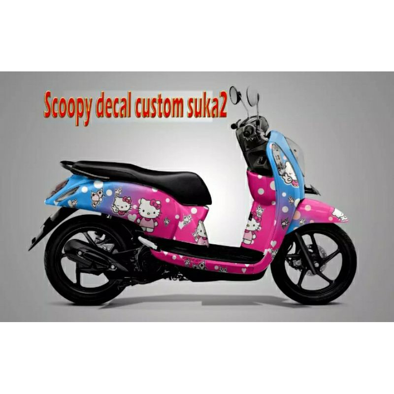 decal Scoopy hello Kitty full body full custom
