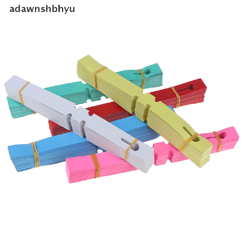 Adawnshbhyu 100pcs/set Label Tag Pohon Tanaman Taman Gantung Nama Waterproof Marker Tool