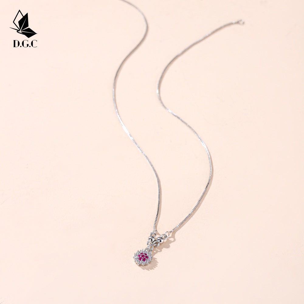 ✅COD✨Kalung Titanium Korean Style Aksesoris Kalung Hijab Fashion Wanita Jewelry Perak D086