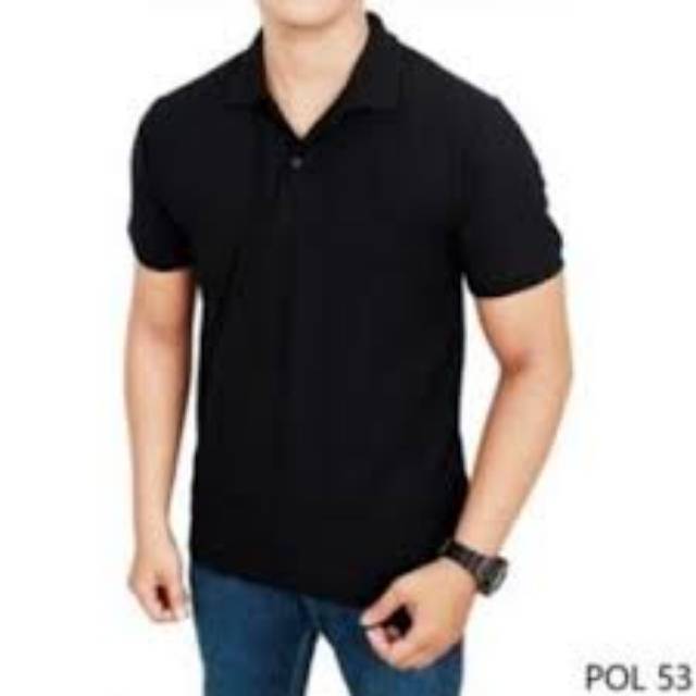 Kaos kerah pendek unisex (pria/wanita)