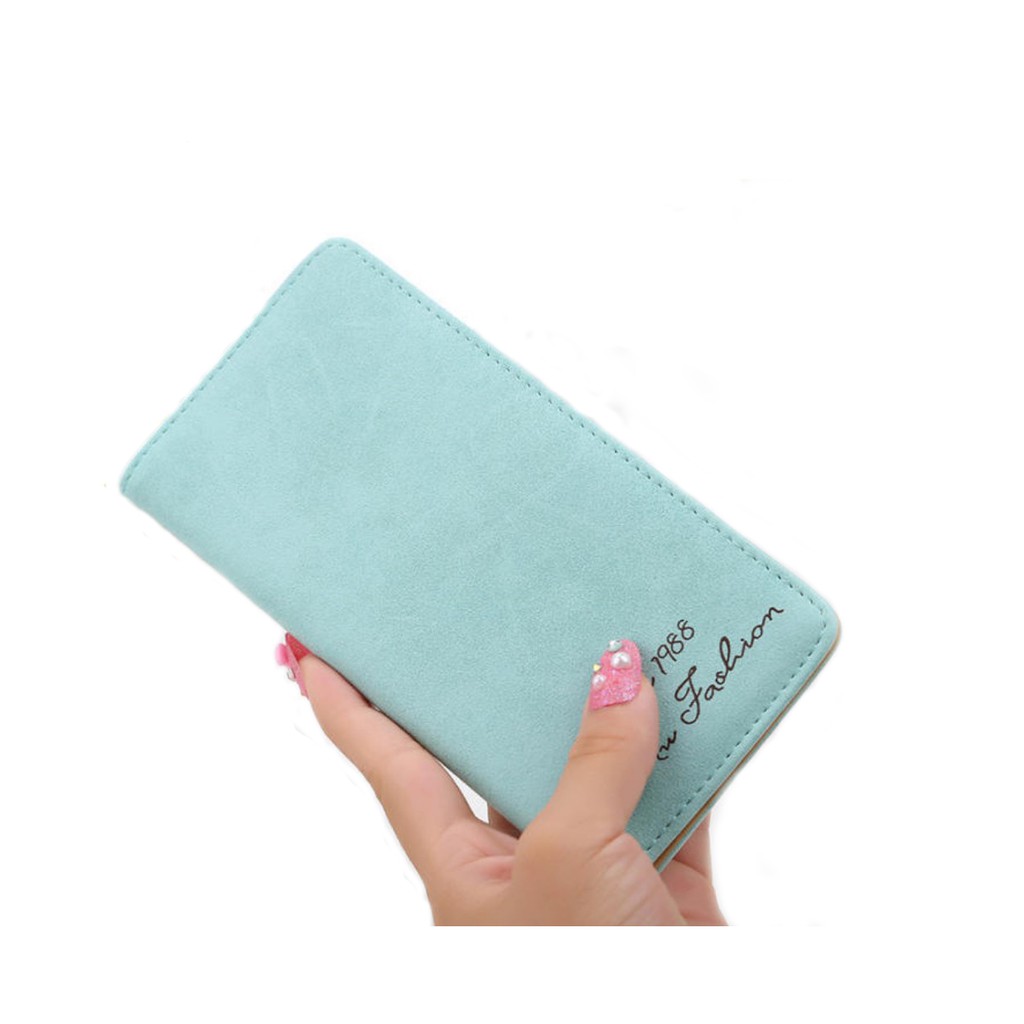 Dompet Wanita Impor Panjang Tipis SINCE 1988 Matte Womens Batam Long Walet