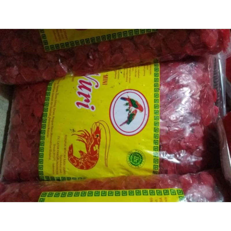 

kerupuk merah untuk bubur ayam 1kg sampai 5kg