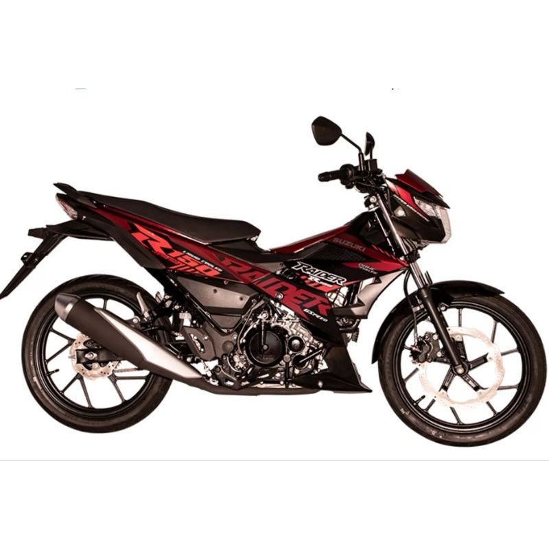 striping suzuki satria fu f 150 led raider 2021 injeksi merah
