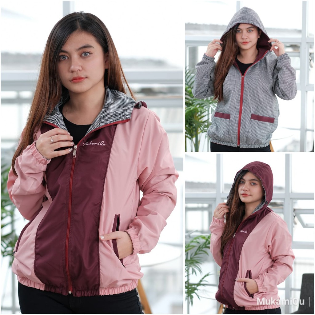 Jaket Wanita Valencia Bolak Balik